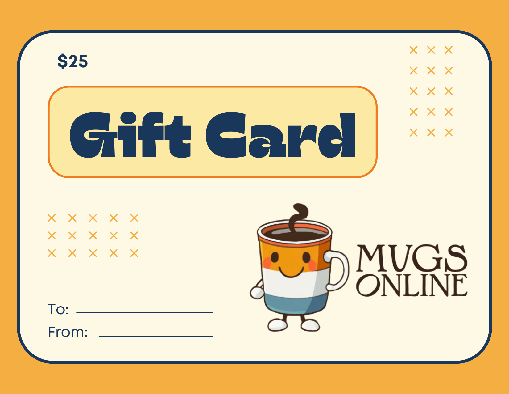 Mugs Online Gift Card