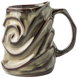 16.9 oz. Leaf Pattern Ceramic Coffee Mug