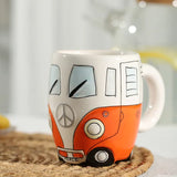 Peace and Love Bus Coffee Mug