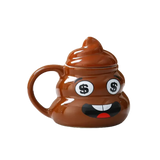 13.5 oz. Ceramic Poop Emoji Mug