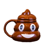 13.5 oz. Ceramic Poop Emoji Mug