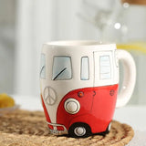 Peace and Love Bus Coffee Mug